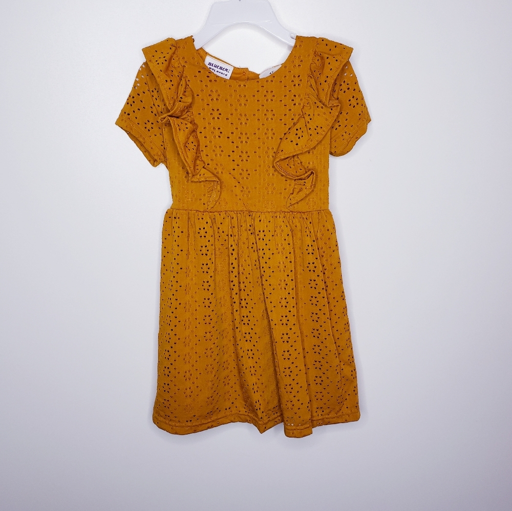 💥SALE💥BlueBeri boulvard ocre dress